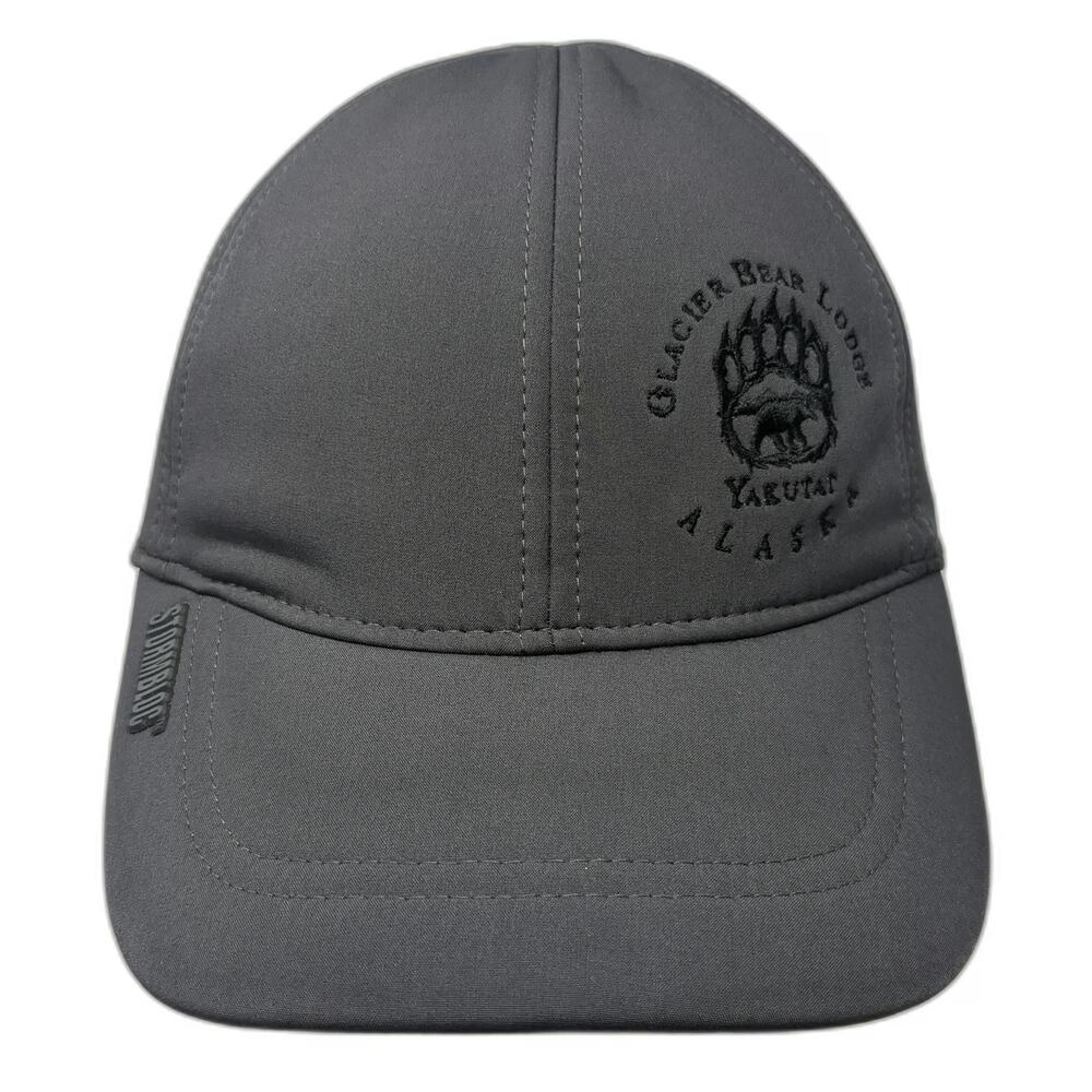 Drift Creek Outdoors Baseball Cap Gray One Size Glacier Bear Lodge Alaska Hat
